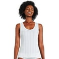 thumbnail image 1 of George Women's Pointelle Rib Cami, 1 of 3
