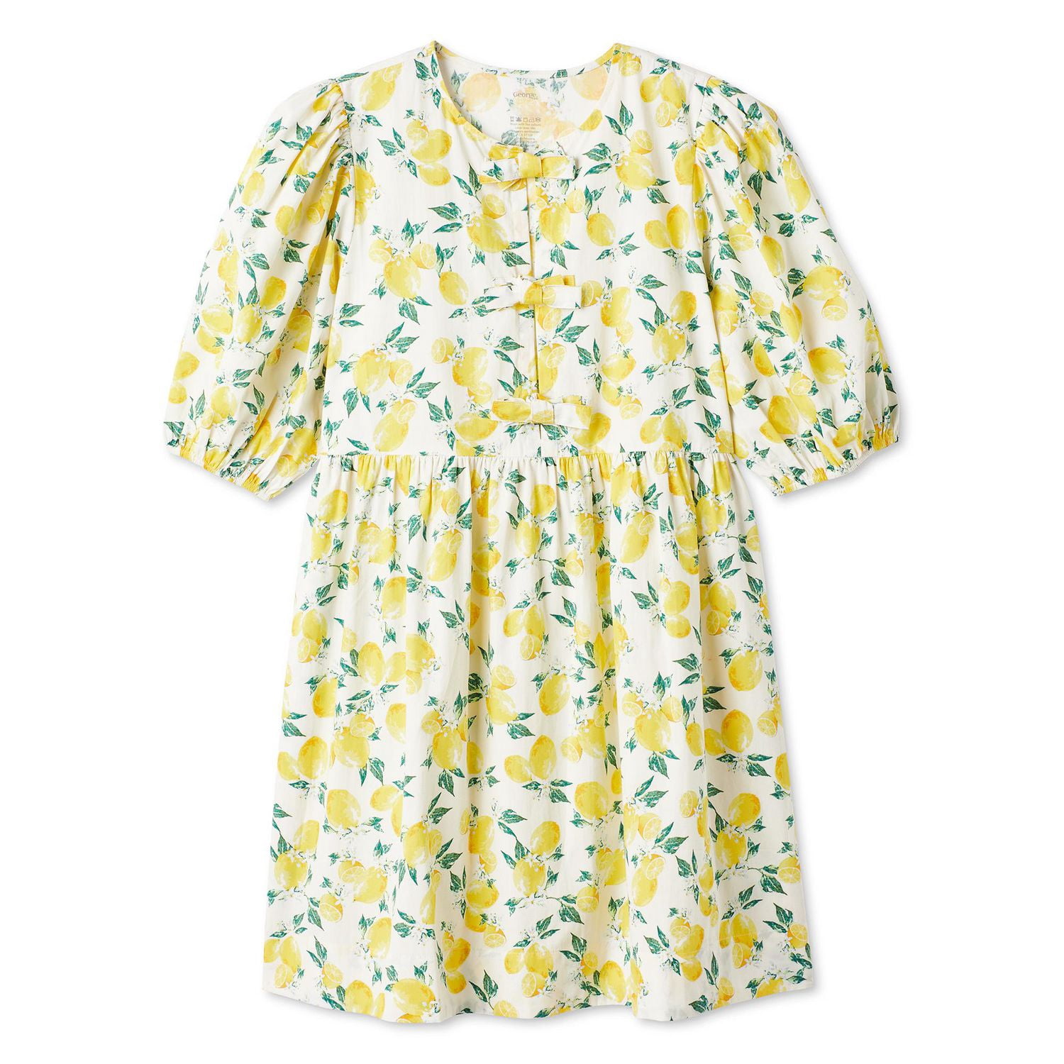 Robe en popeline avec boucle à l’avant George pour femmes