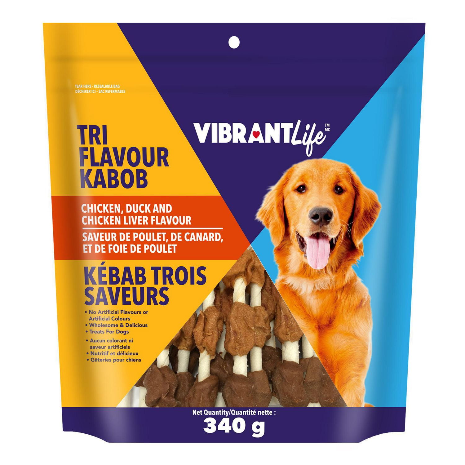 VIBRANT LIFE 340G/12OZ TRI FLAVOUR KABOB Walmart Canada