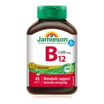 Jamieson Vitamin B12 Timed Release Tablets, 5000 mcg, 45 Count
