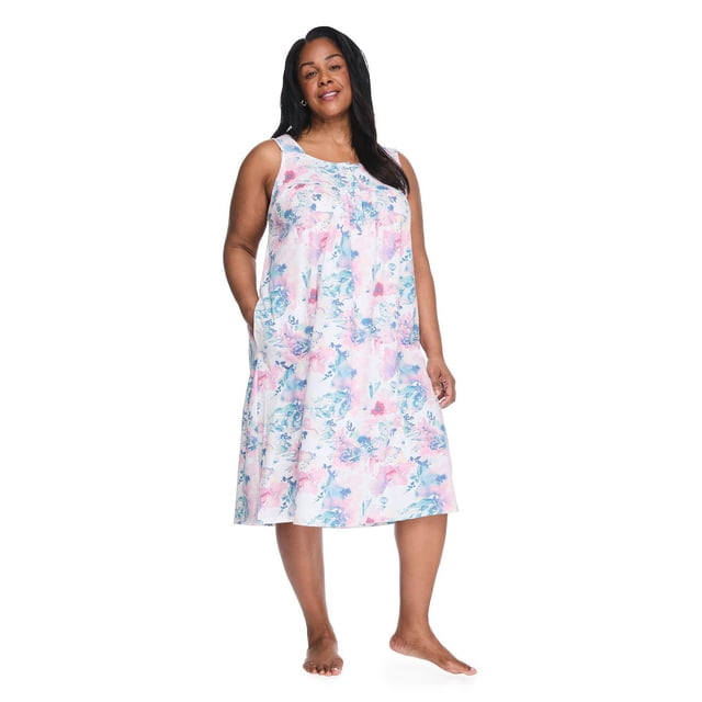 Iyla Women's Plus Tank Nightgown