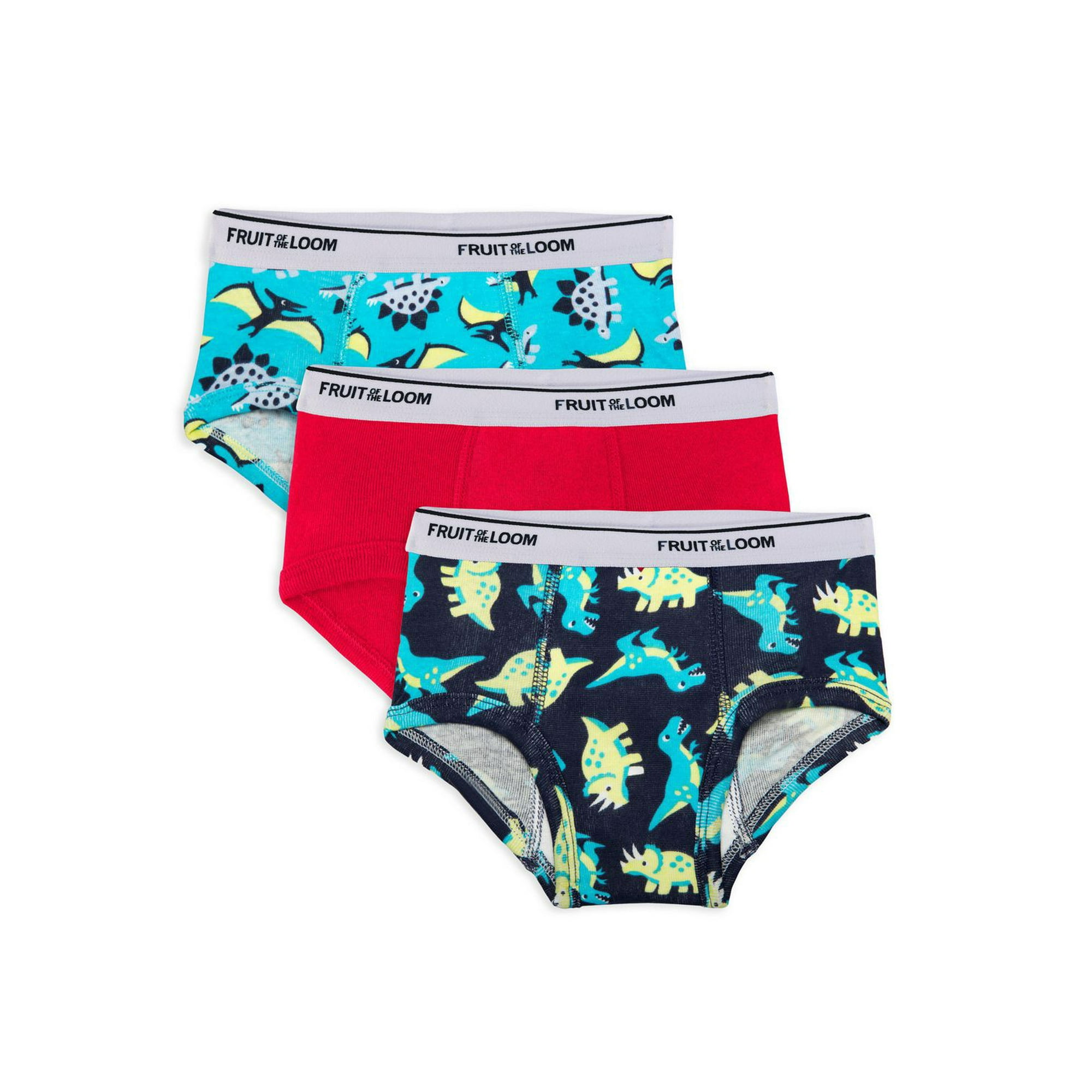 Fruit of the Loom Toddler Boys Training Pant Underwear, 3 Pack, Sizes: 18m  - 3T