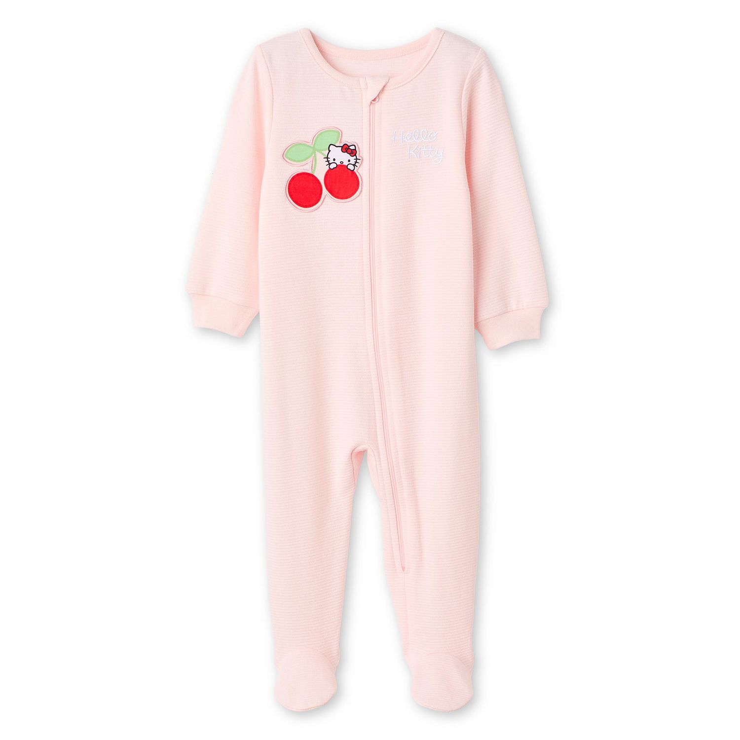 Grenouillère zippée sur la longueur Hello Kitty pour bébés filles