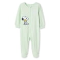 thumbnail image 1 of Peanuts Baby Boys' Snoopy Full Zip Sleeper, 1 of 1