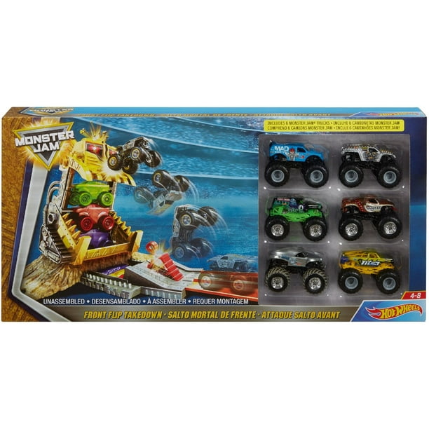Hot Wheels® Monster Trucks Arena Smashers Mega-Wrex vs Crushzilla Takedown  Playset, Walmart deals this week, Walmart flyer