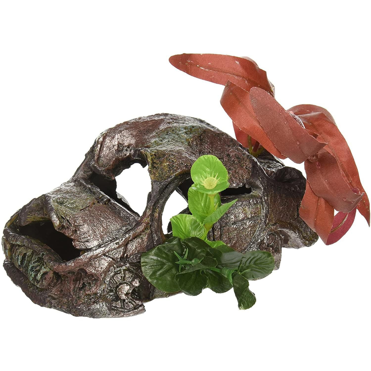 Penn Plax Car Wreck Small with Plant