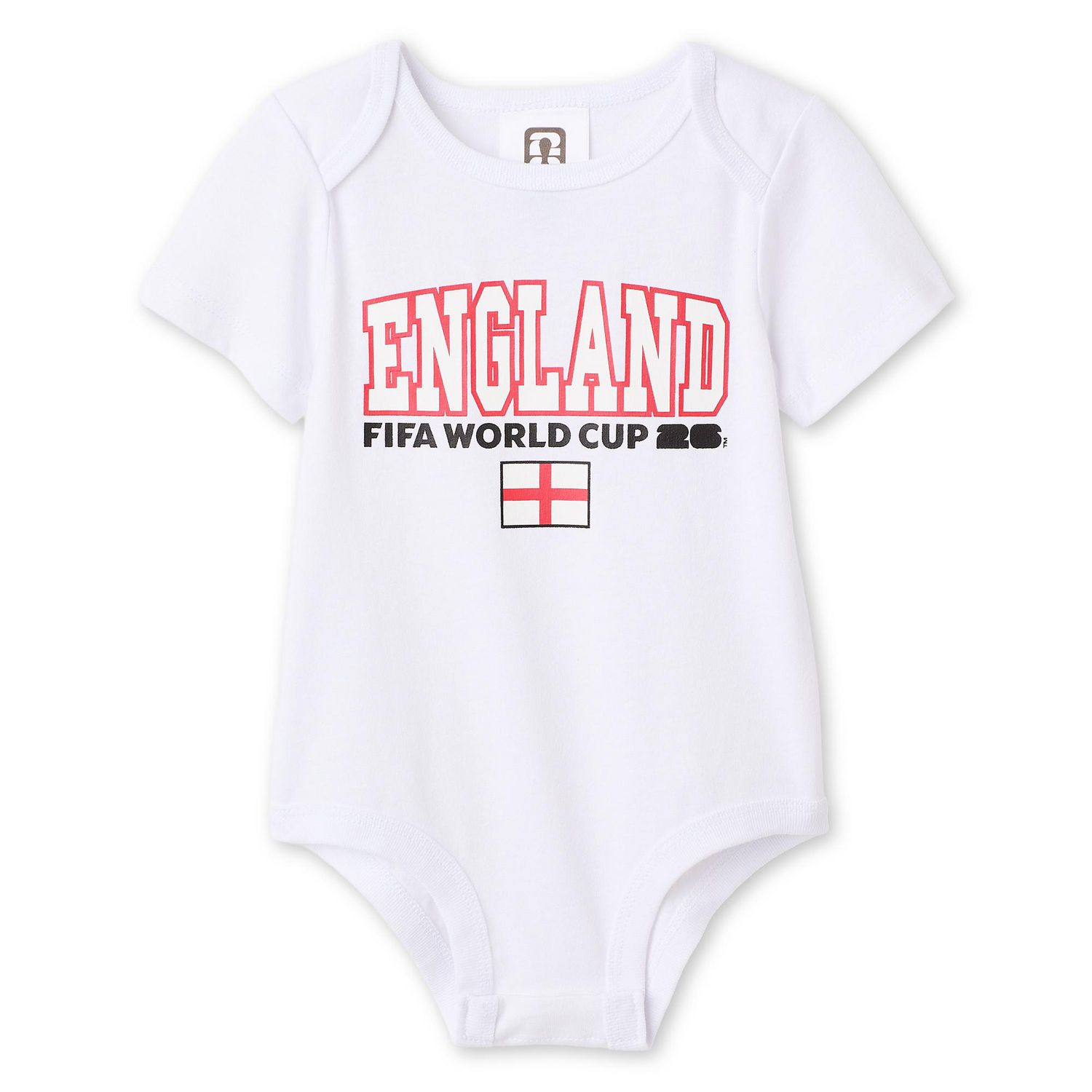 Body unisexe pour bébé FIFA Coupe du Monde 2026 Angleterre