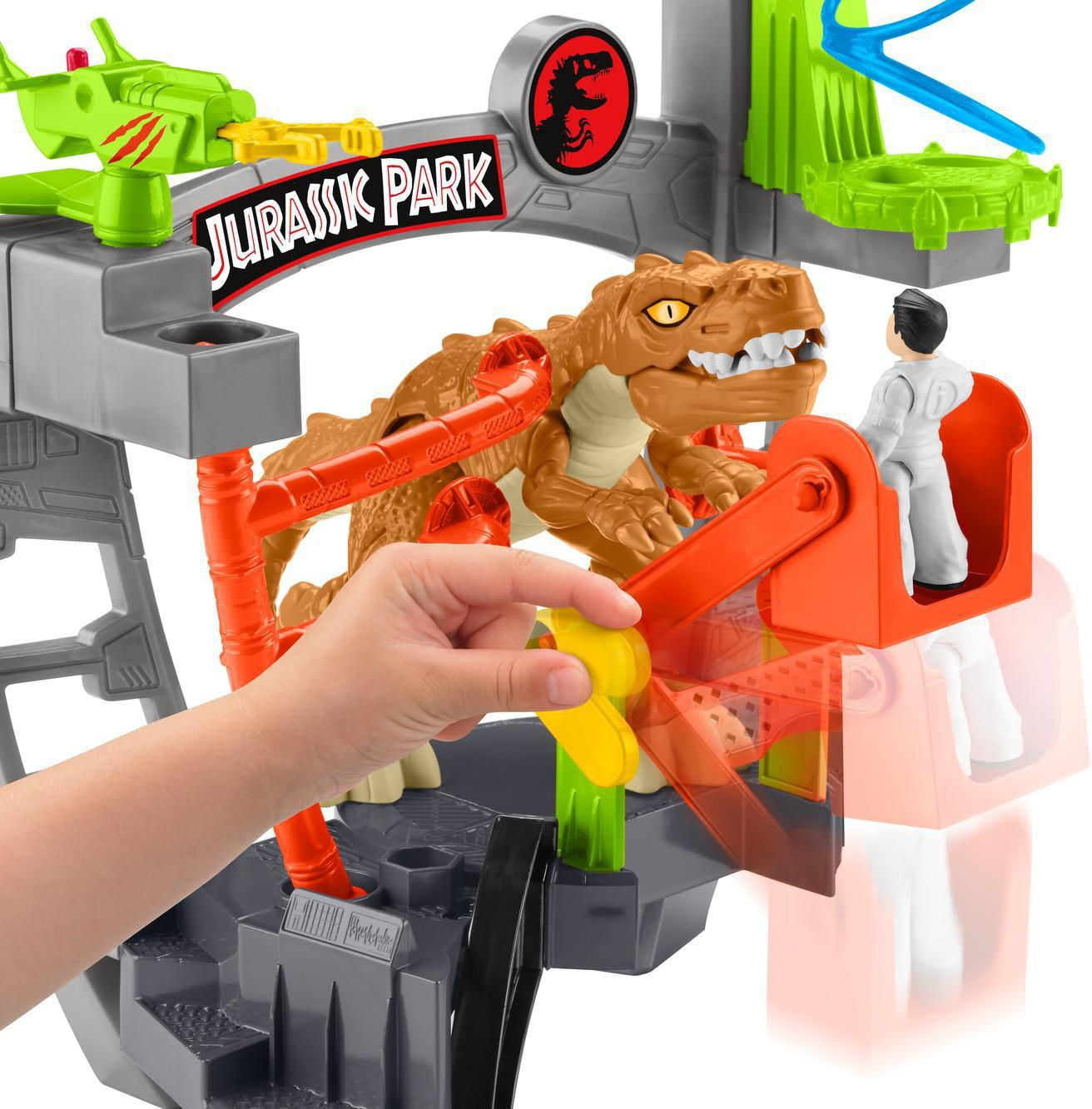 Imaginext jurassic sales world research lab