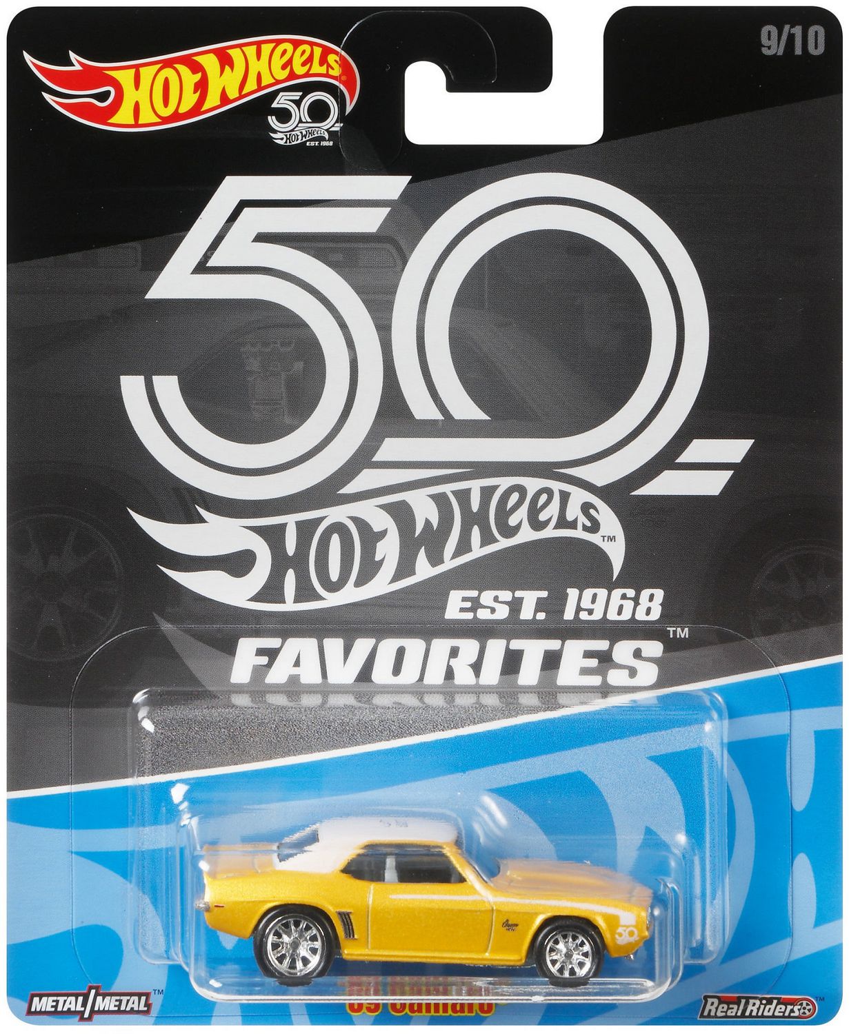Hot Wheels 50th Anniversary Favs 69 Camaro 