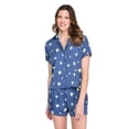 thumbnail image 1 of George Women's Two Piece Satin Pajama Set, 1 of 6