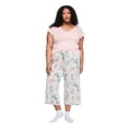 thumbnail image 1 of George Women's Plus Two Piece Capri Pajama Set, 1 of 1