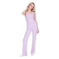 thumbnail image 1 of No Boundaries Women's Two Piece Rib Pajama Set, 1 of 6