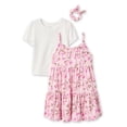thumbnail image 1 of Ensemble 3 pièces avec robe étagée George pour petites filles, 1 of 2