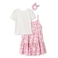 thumbnail image 2 of Ensemble 3 pièces avec robe étagée George pour petites filles, 2 of 2