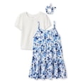thumbnail image 1 of Ensemble 3 pièces avec robe étagée George pour petites filles, 1 of 2