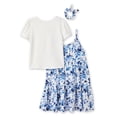 thumbnail image 2 of Ensemble 3 pièces avec robe étagée George pour petites filles, 2 of 2