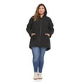 thumbnail image 2 of Swiss Tech Womens Plus Size Stretch Softshell Hooded Jacket, 2 of 6