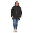 thumbnail image 3 of Swiss Tech Womens Plus Size Stretch Softshell Hooded Jacket, 3 of 6