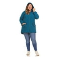 thumbnail image 4 of Swiss Tech Womens Plus Size Stretch Softshell Hooded Jacket, 4 of 4