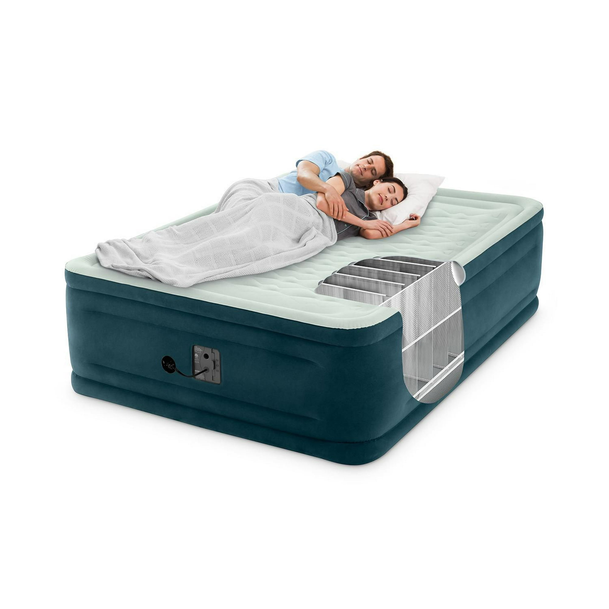INTEX Dura-Beam® Dream Lux Pillowtop Air Mattress with Internal Pump, 24in.  Queen 
