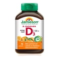 thumbnail image 2 of Jamieson comprimés à croquer vitamine D3, 2500 UI, extra frot, orange, 75 comprimés, 2 of 5