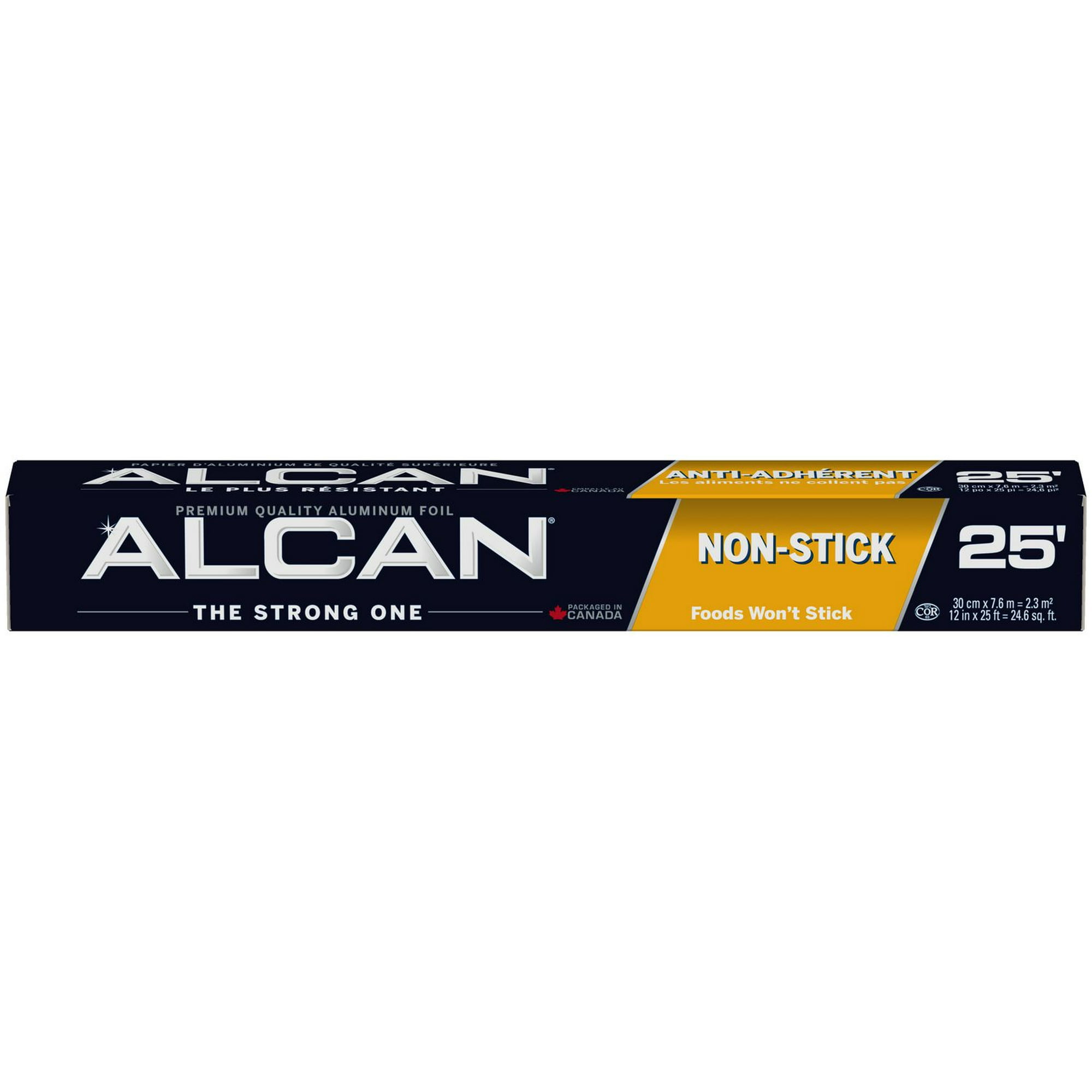 Alcan® Non-Stick Baking Foil Aluminum Foil Wrap, 12x25' 1-pack 