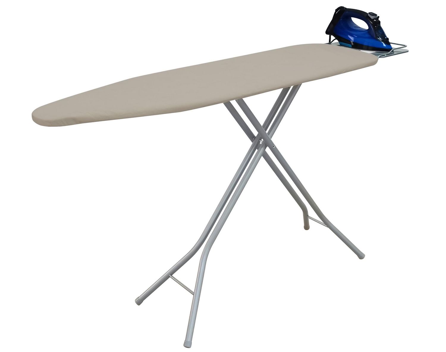 4-Leg Steel Mesh Top Adjustable Ironing Board, Mesh top, with 100