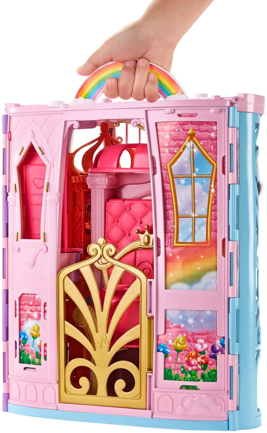 Barbie Dreamtopia Collapsible Castle Walmart