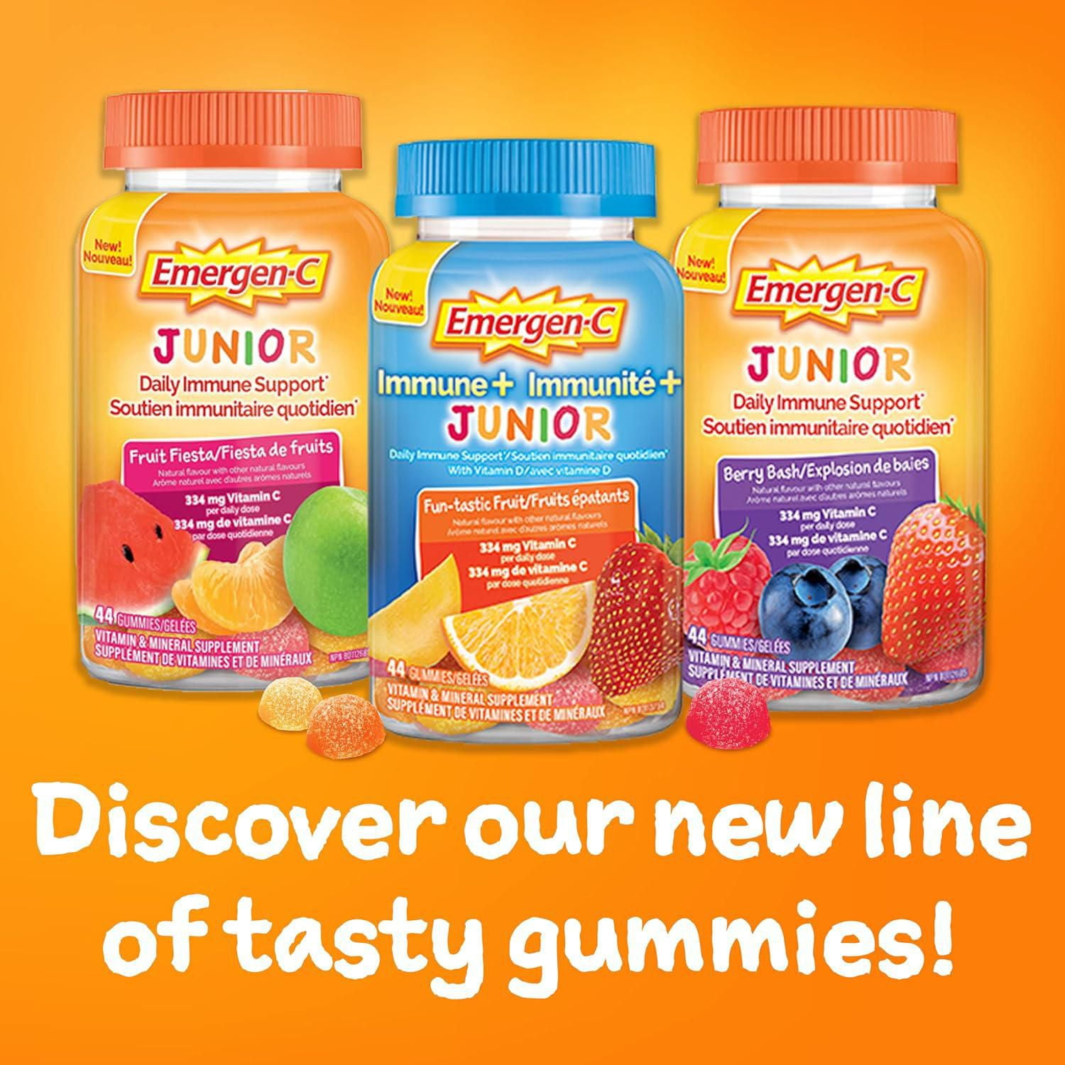 EMERGEN-C Junior Gummies, Fruit Fiesta