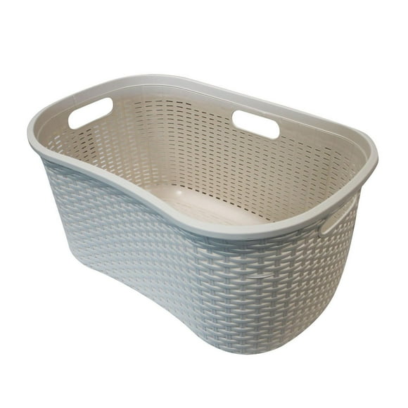 Modern Homes 40L Laundry Basket Ivory