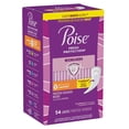 thumbnail image 2 of Poise Microliners Incontinence Panty Liners, 1 Drop Lightest Absorbency, Regular, 54 Count, 2 of 6