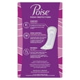 thumbnail image 4 of Poise Microliners Incontinence Panty Liners, 1 Drop Lightest Absorbency, Regular, 54 Count, 4 of 6
