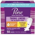 thumbnail image 1 of POISE THONG LINER SMALL 50 PACK, 1 of 6