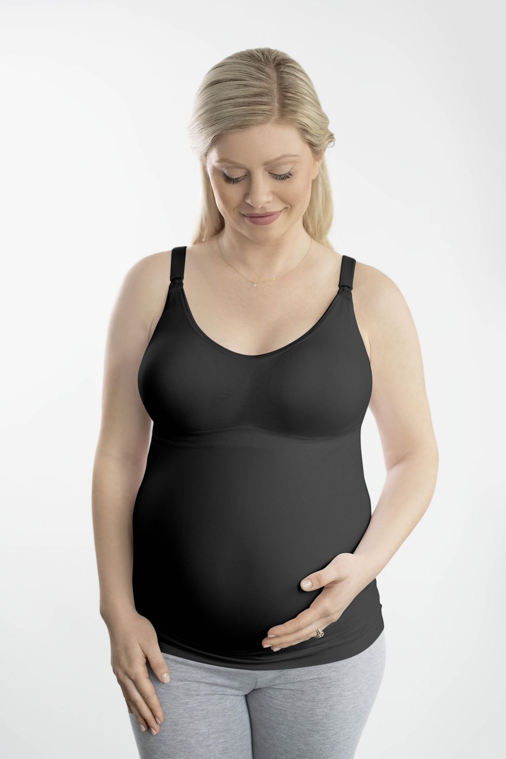 Medela Comfy Cami Bra For Maternitybreastfeeding Black Xl Walmart Canada 