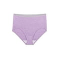 thumbnail image 4 of Women's Plus Fit for Me Assorted Heather Brief Underwear, 5 Pack; Sizes 9-13, 4 of 8
