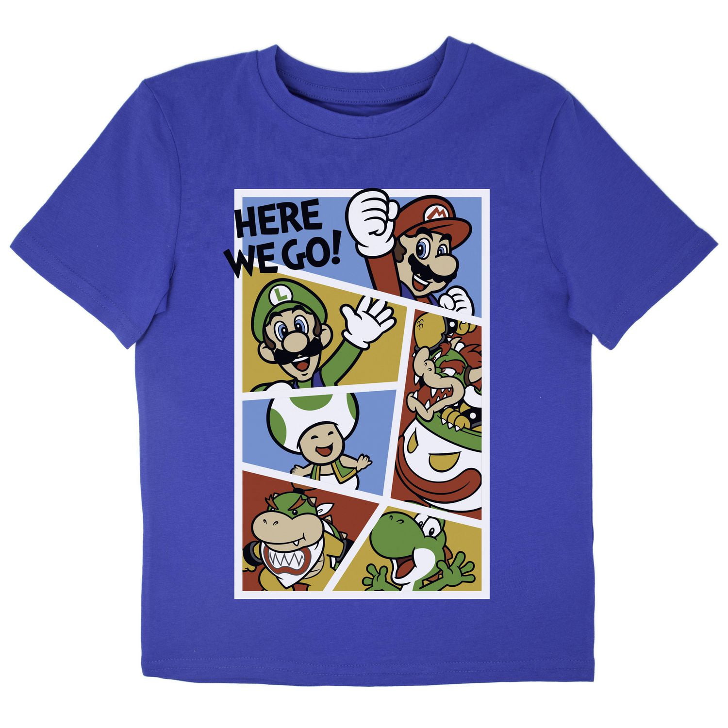 Nintendo Boy's Short Sleeve Crew Neck T-shirt 