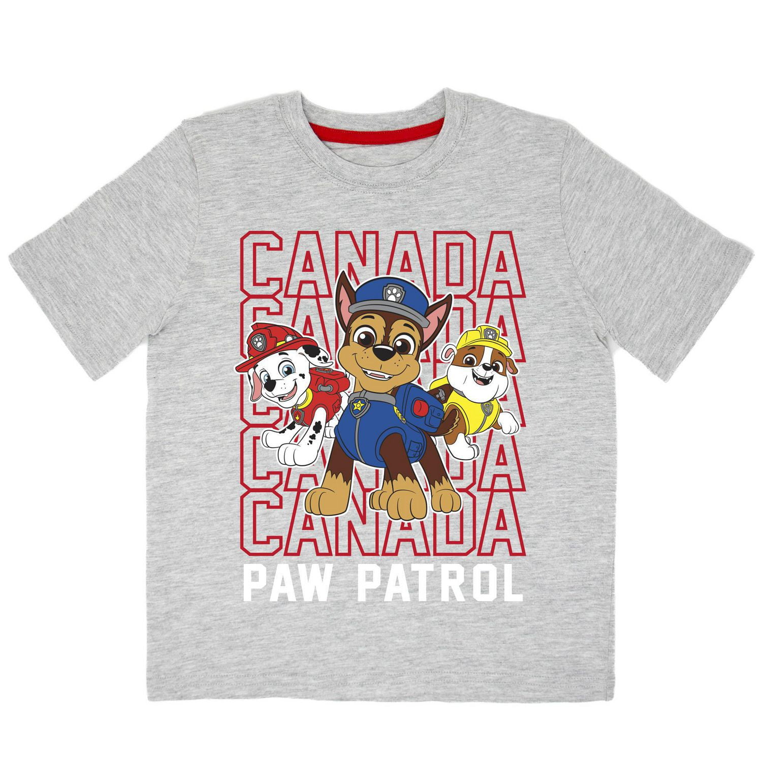 La Pat'Patrouille T-shirt col rond à manches courtes pour garçon