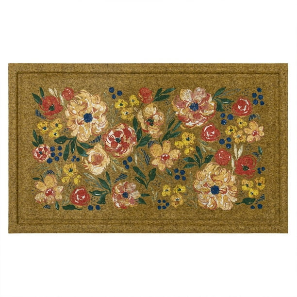 Mohawk Home Floral Polyester Doormat, 18"x 30" - Walmart.ca