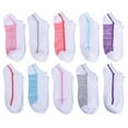 thumbnail image 2 of Athletic Works Women's Low-Cut Socks 10-Pack, 2 of 2