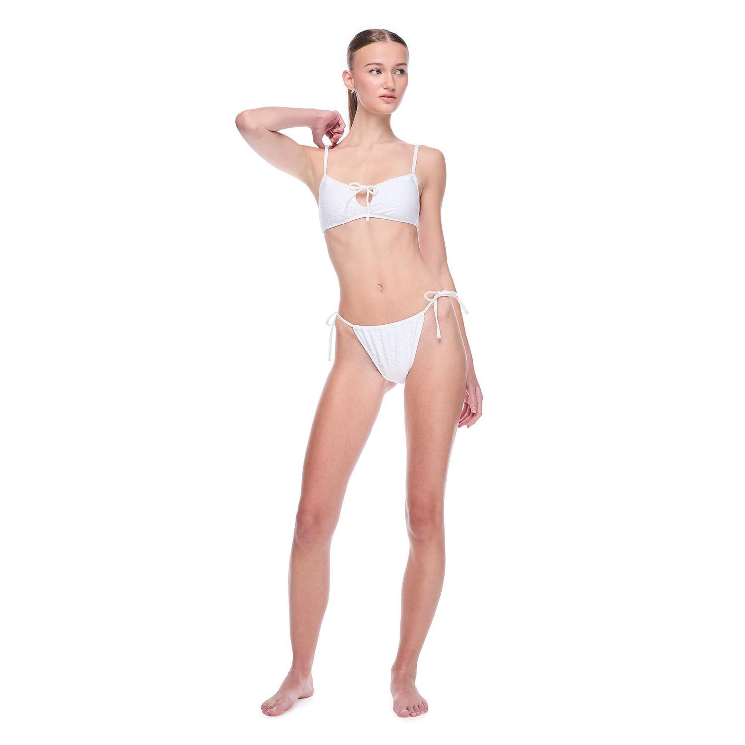 No Boundaries Women's Side Tie Bikini Bottom