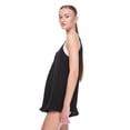 thumbnail image 2 of No Boundaries Women's Crinkled Romper Cover-Up, 2 of 6