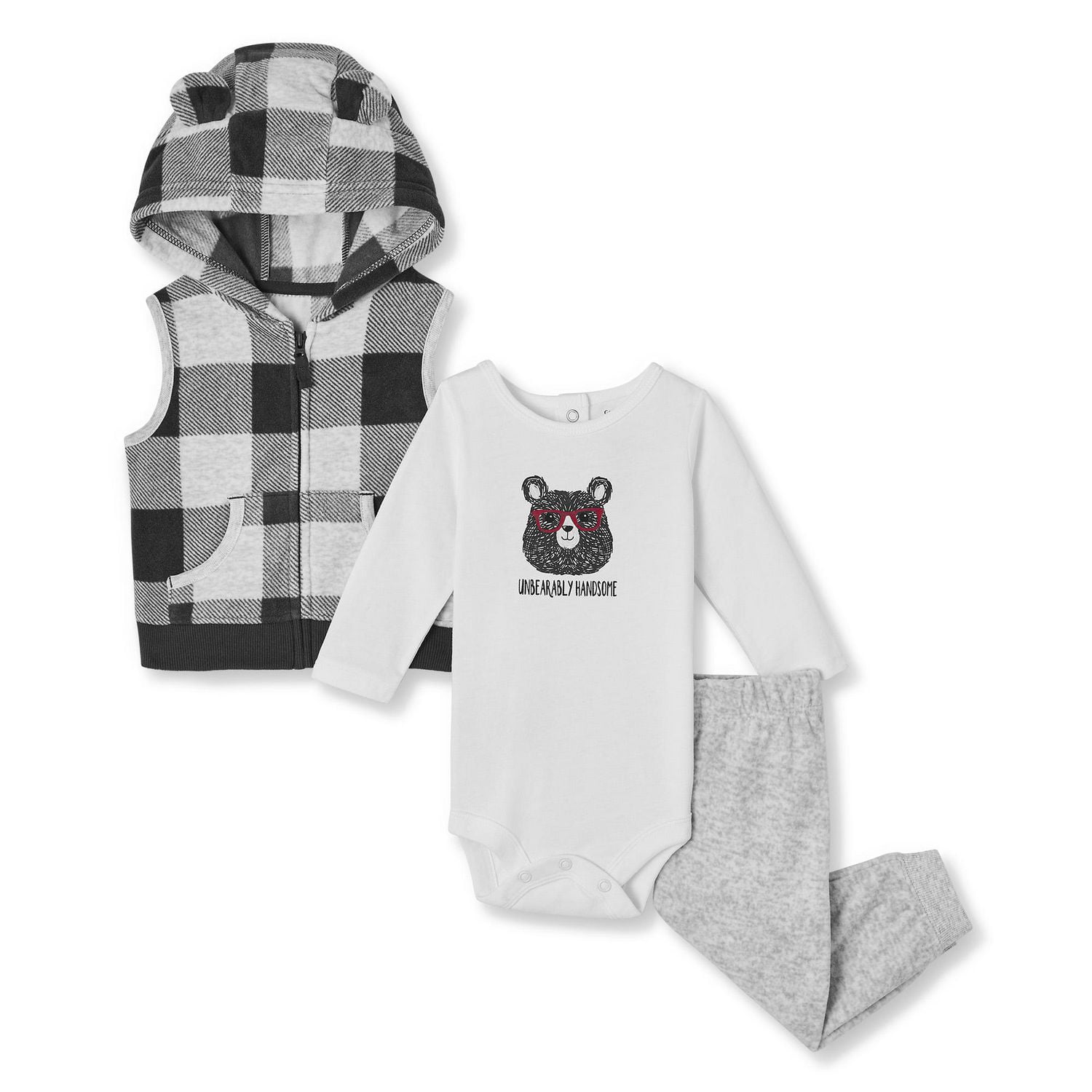 Baby Boys' Micro Vest Set Walmart Canada