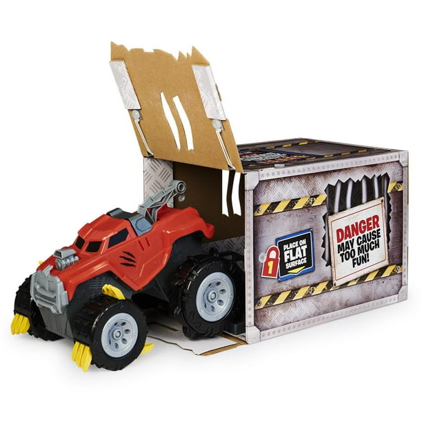The Animal, camion à déballage interactif avec griffes rétractables et effets sonores et lumineux, pour les enfants à partir de 4 ans