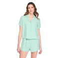 thumbnail image 1 of George Women's Two Piece Satin Pajama Set, 1 of 6