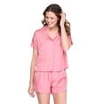 thumbnail image 1 of George Women's Two Piece Satin Pajama Set, 1 of 6