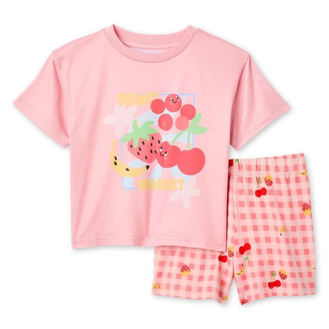 Pyjama 2 pièces avec short George pour petites filles