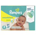 thumbnail image 1 of Pampers Swaddlers Diapers, Size 3, 1 of 7