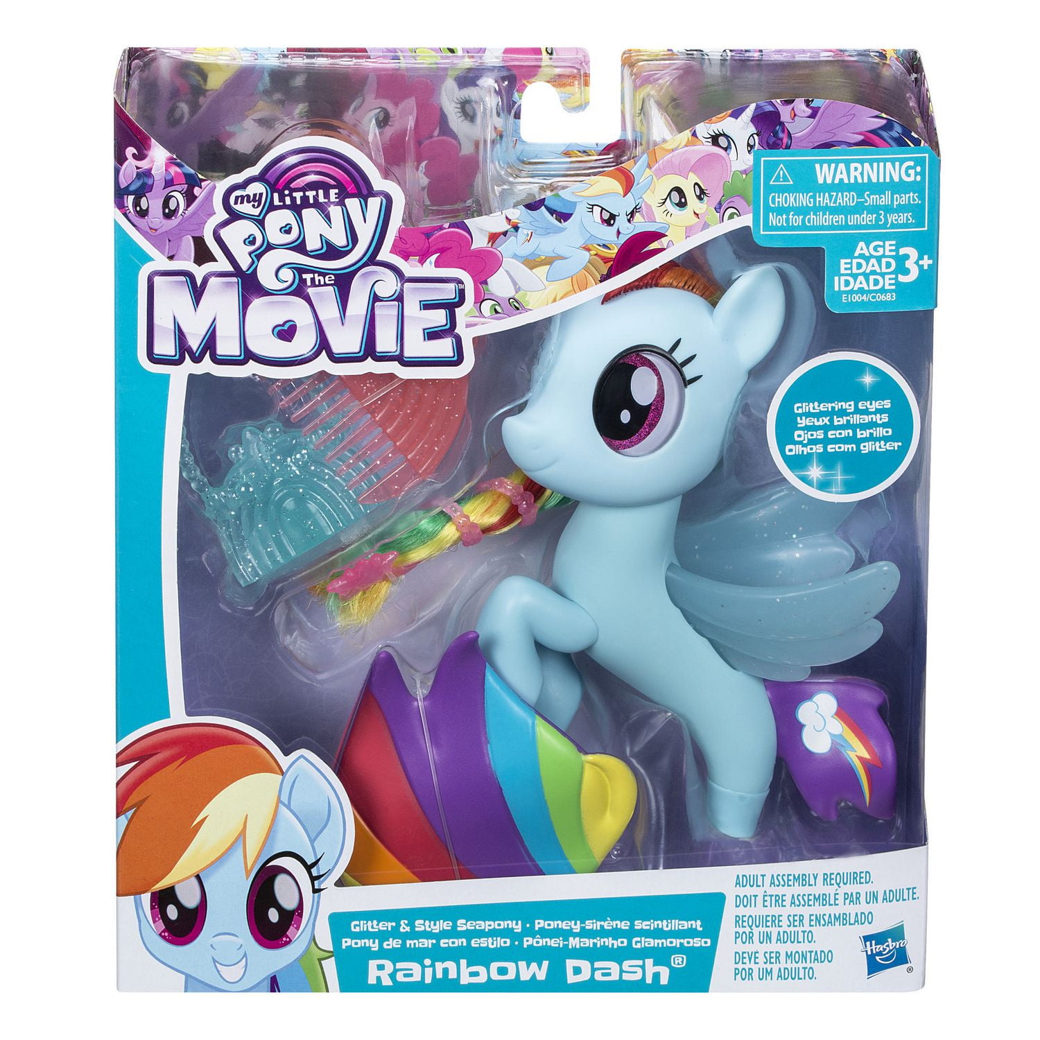 rainbow dash mermaid toy