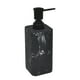 Distributeur de savon noir de hometrends en faux marbre Distributeur de savon en grès – image 1 sur 2