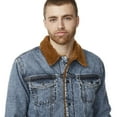 thumbnail image 4 of IJEANS MENS SHERPA LINED DENIM JACKET, 4 of 6